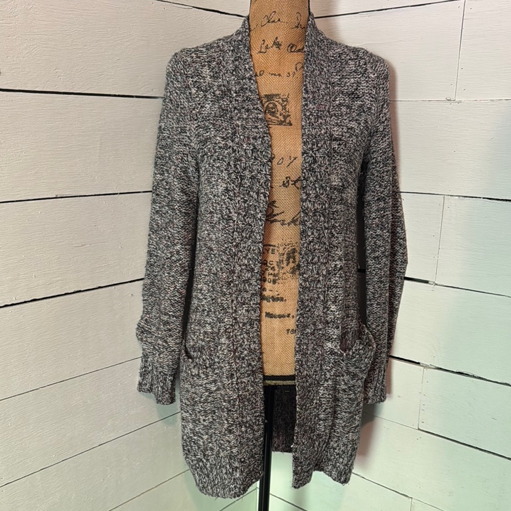 Gray Women's Sweater Cardigan